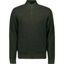 Sweater No Excess Vest Zipper Donkergroen