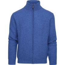 Sweater Suitable Vest Wol Blend Blauw