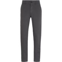 Broek BOSS Satin Chino Antraciet