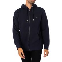 Sweater Gant Normale Shield-hoodie met rits