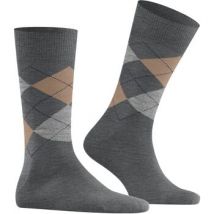 Socks Burlington Wol Edinburgh Grijs 3070