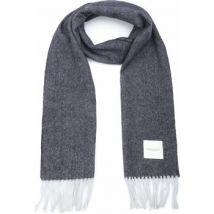 Sjaal Profuomo Sjaal Lamswol Navy Blauw