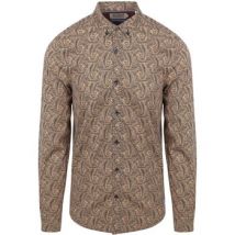 Overhemd Lange Mouw Scotch &amp; Soda Overhemd Print Beige