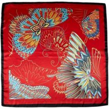 Sjaal V 1969 Carré Zijde Veer