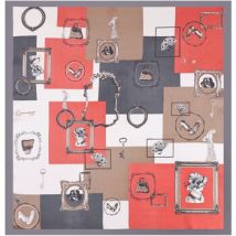 Sjaal V 1969 Carré de Soie FRAME