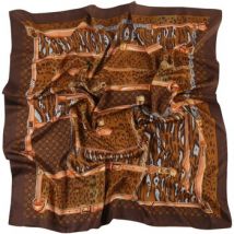 Sjaal Alberto Cabale Grote vierkante zijden sjaal Pantcase Zoé