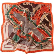 Sjaal Alberto Cabale Grote zijden vierkant Interbelts Zoé