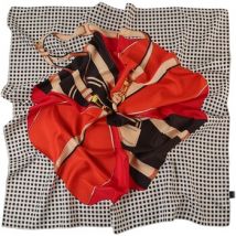 Sjaal Alberto Cabale Grote zijden vierkant Selling Zoé