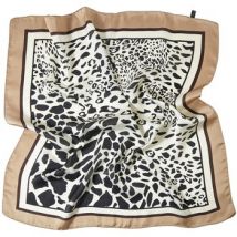 Sjaal Alberto Cabale Kleine zijden vierkant Panter Process Cléo