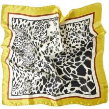 Sjaal Alberto Cabale Kleine zijden vierkant Panter Process Cléo