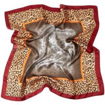 Sjaal Alberto Cabale Cheetah Cléo zijde vierkantje