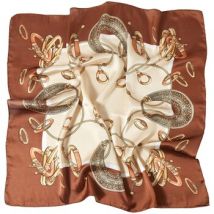 Sjaal Alberto Cabale Kleine zijden vierkant Multi-ringen Cléo