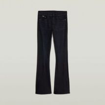 Jeans G-Star Raw D21290-A634D G730 - 3301 FLARE-WORN IN BLACK VORTEX