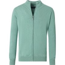 Sweater Casa Moda Vest Zip Lichtgroen