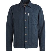 Sweater Cast Iron Overshirt Dobby Stripe Navy