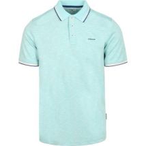 T-shirt State Of Art Polo Slubmelange Lichtblauw