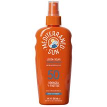 Zonverzorging Mediterraneo Sun Donkere Zonnebrandlotion SPF 50 - Kokosnoot 200 ml