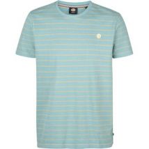 T-shirt Petrol Industries Knitted T-Shirt Mahi Ocean Blauw
