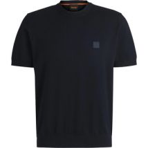 T-shirt BOSS Knitted T-shirt Kanache Navy