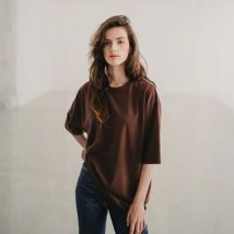 Sweater Mirakaya Kigen T-shirt - Mocha Mousse