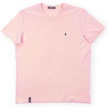 T-shirt Korte Mouw Organic Monkey T-Shirt Virtual Life - Pink