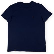 T-shirt Organic Monkey T-Shirt Ay Caramba - Navy