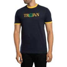 T-shirt Korte Mouw Trojan Ringer-T-shirt met logo