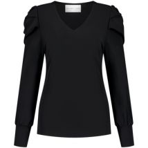 Hydraterend en voedend Helena Hart Top Yara L.m Transfer Zwart 7485