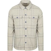 Sweater New Zealand Auckland NZA Overshirt Atlas Tenax Check Blauw