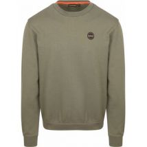 Sweater Napapijri Badge Sweater Olijfgroen