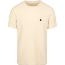 T-shirt Korte Mouw No Excess No-Excess T-Shirt Jacquard Ecru