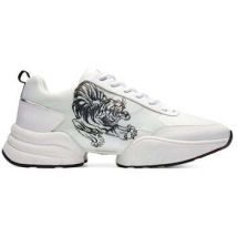 Ed Hardy  Lage Sneakers Caged Runner Tiger White-Black