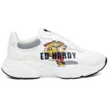 Ed Hardy  Lage Sneakers Insert Runner Tiger-White/Multi