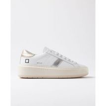 Date  Lage Sneakers W431-HP-CA-TL HILL PLATFORM CALF-WHITE LAMINATED
