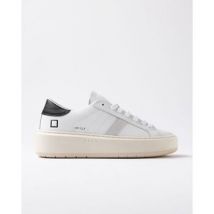 Date  Lage Sneakers W431-HP-CA-WB HILL PLATFORM CALF-WHITE BLACK