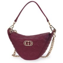 Aktetas La Carrie VIOLET STICH SPOON SHOULDER BAG