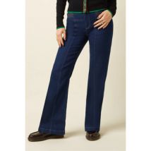 Flared/Bootcut King Louie Chris Pants Onyx Denim 09730 Deep Blue