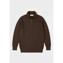 Klassieke Schoenen Ciszere Reuben Knitted half zip Mocha Brown