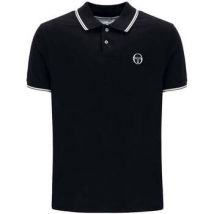Polo Shirt Korte Mouw Sergio Tacchini 020 Twin Tipped Polo Shirt Black/White