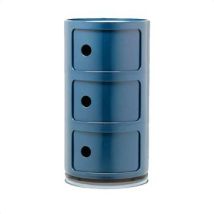 Nachtkastjes Kartell Bibliothèque Componibili Bleu