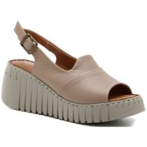 Sandalen met sleehak Artiker 54C0788LBROWN