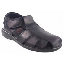 Platte sandalen Duendy Zapato caballero 933 negro