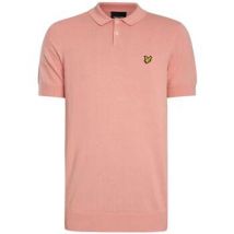 Polo Shirt Korte Mouw Lyle &amp; Scott Katoenen gebreide polo met korte mouwen
