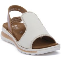 Sandalen met sleehak Ara CERVO CALF BIANCO