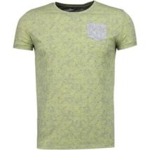 T-shirt Korte Mouw Bn8 Black Number Blader Motief Summer