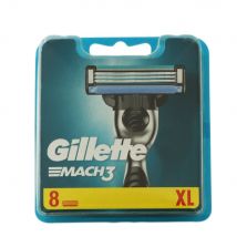 8 Gillette Mach3 Rasierklingen 8 Stück 8er Klingen in Blister NEU OVP