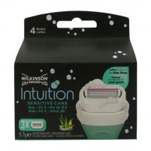 Wilkinson Sword Intuition Sensitive Care 3 Rasierklingen Aloe + ProVitamin B5