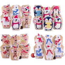 Pajoma Adventskalender Bastelset Tiere zum Befüllen - verschiedene Tiersorten