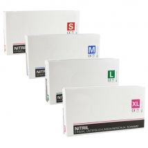 Riemax Nitril Einmalhandschuhe schwarz 100x diverse Größen puderfrei