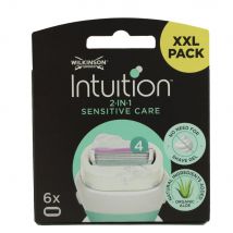 Wilkinson Sword Intuition Sensitive Care 6 Rasierklingen Aloe + ProVitamin B5 XXL